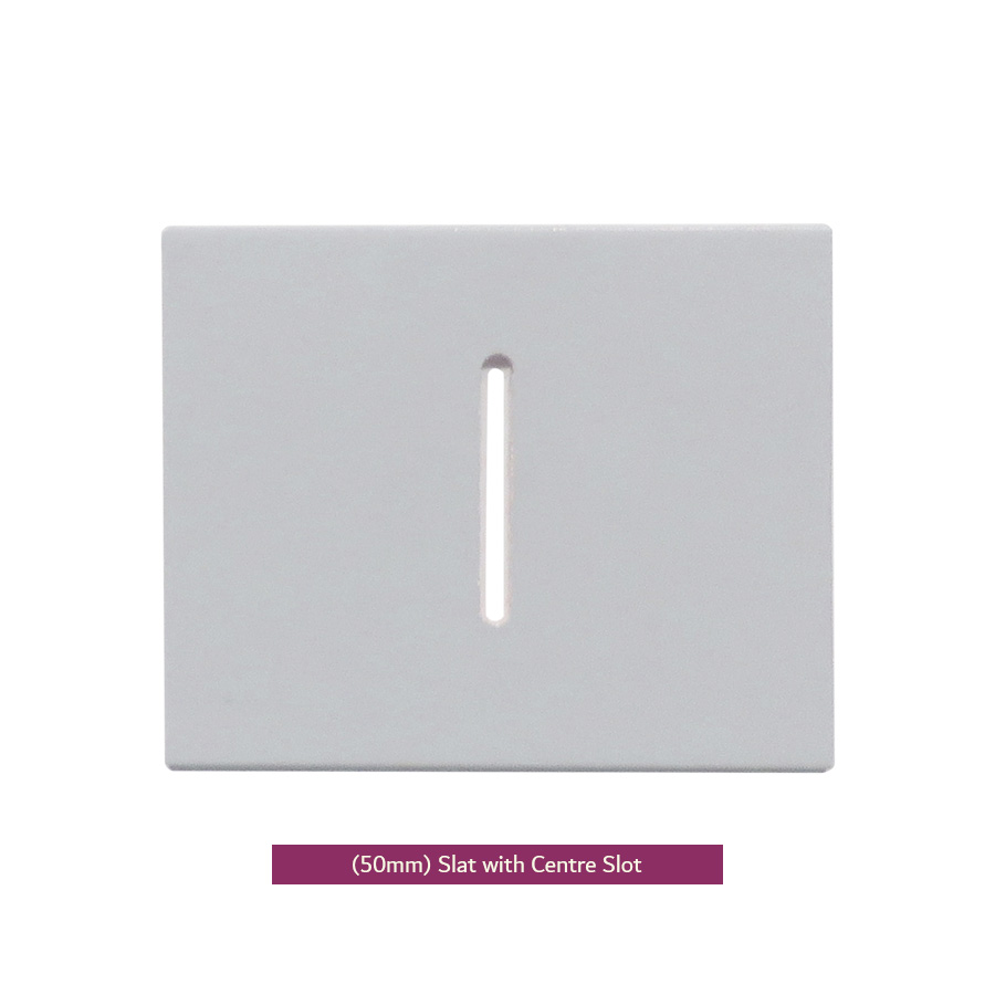 Slats with Center Slot